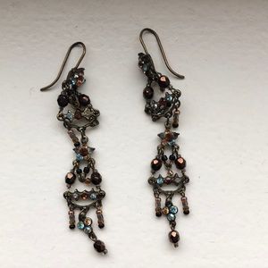 Vintage Michal Negrin Chandelier Earrings